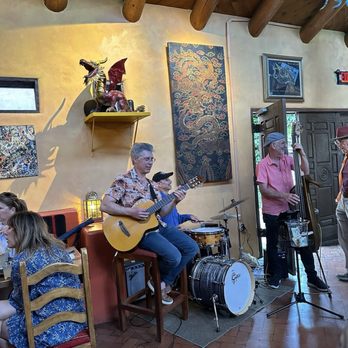 The Dragon Room Bar - Band was playing and dragon stuff everywhere - Lounges Near Me - Santa Fe, New Mexico