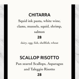 Pasta & Secondi Menu 8.20.2024