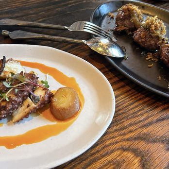 Coqueta - Octopus and duck meatballs - Spanish Near Me - San Francisco, California Coqueta - Octopus and duck meatballs - Spanish Near Me - San Francisco, California