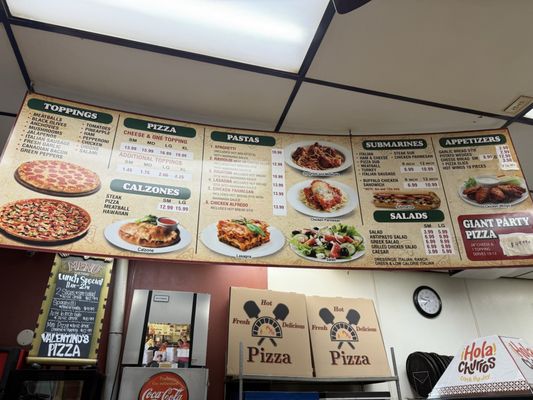 Menu photo 1 Valentino's Pizza Los Alamitos, CA