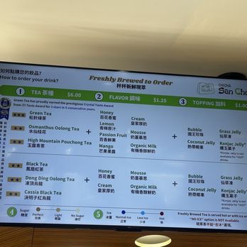 CHICHA San Chen - menu 06/2025 - Bubble Tea Near Me - Chino, California CHICHA San Chen - menu 06/2025 - Bubble Tea Near Me - Chino, California
