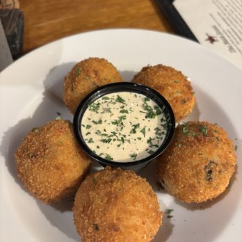Postmasters Grill - Producers Mill Portobello Risotto Balls - American Near Me - Camden, Arkansas Postmasters Grill - Producers Mill Portobello Risotto Balls - American Near Me - Camden, Arkansas