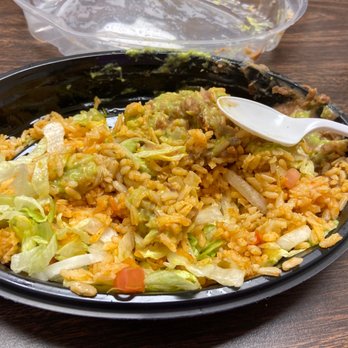 Taco Bell - No Fries in my Salad! Seee I was right and he was wrong!!! - Fast Food Near Me - Tracy, California