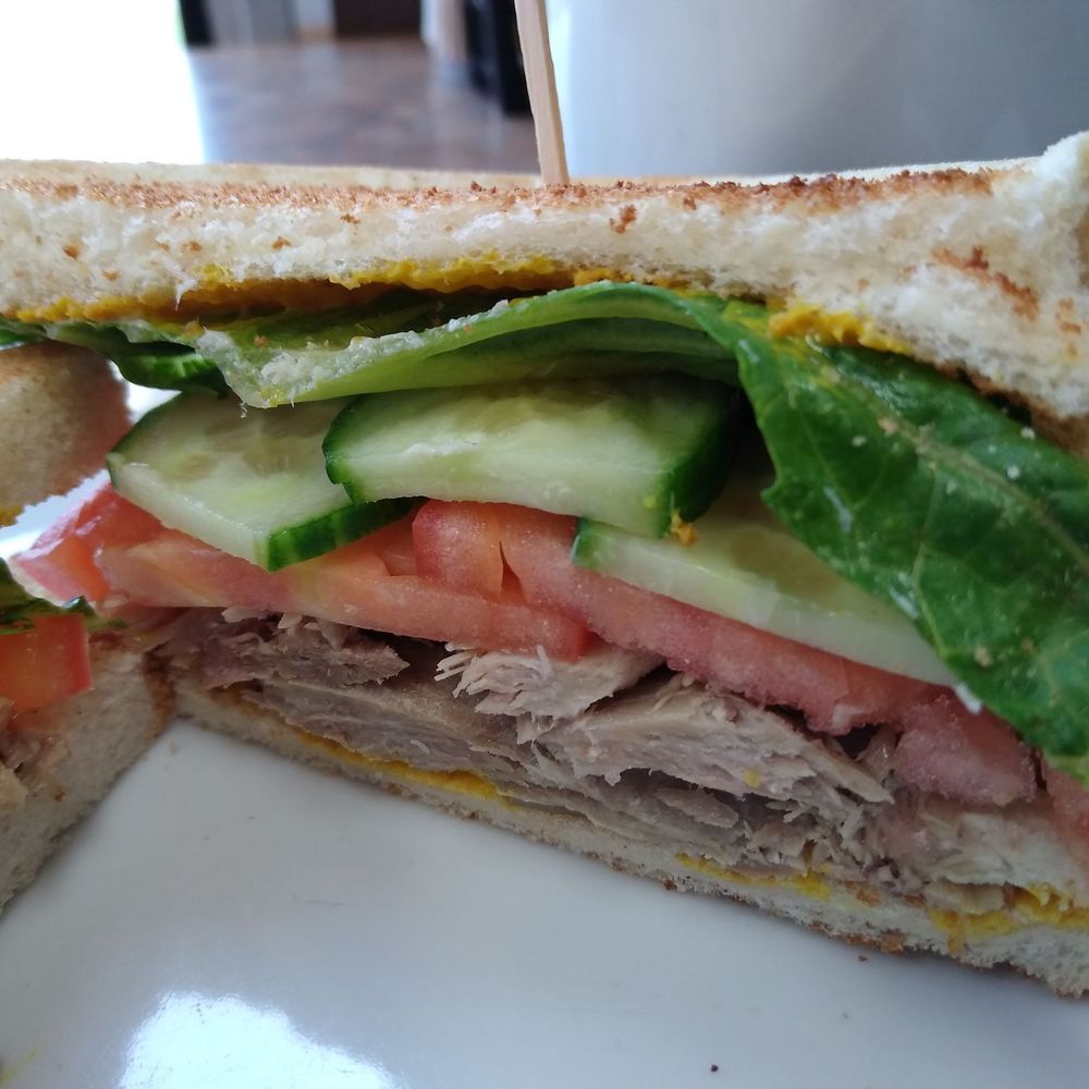 Grill Master Restaurant & Catering - Closeup of the oven roasted turkey sandwich. Real turkey, not deli meat! Yay! - Barbeque Near Me - Nepean, Ontario
