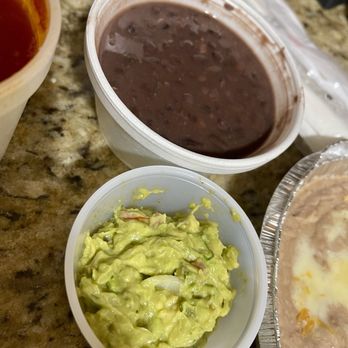 Chapala Grill - Black Beans and Side of Guacamole - Mexican Near Me - Bergenfield, New Jersey