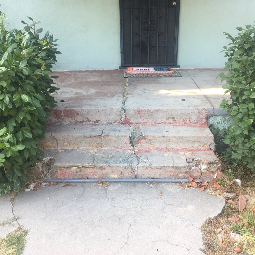 Pasadena Concrete Works - Before remodel - Masonry/Concrete Near Me - Pasadena, California