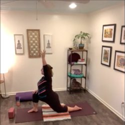 Barefoot Yoga - Masie specializes in yoga for curvy people.