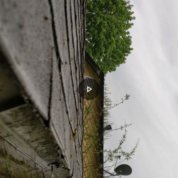 Able-Warnecke Roofing - Example of severely flooded and leaking gutters after they were 'cleaned and inspected' - Roofing Near Me - Naperville, Illinois