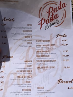 Menu photo 3 Pasta Pasta Hamburg, HH