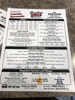 Menu photo 3 Stageline Pizza Lakeside, MT Menu photo 3 Stageline Pizza Lakeside, MT