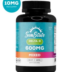 CBD Headquarters Emporium - 600MG Delta-8 gummies Mixed Fruit Flavor