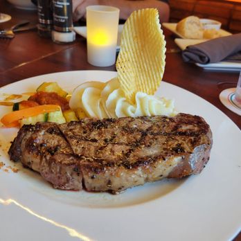 E & E Stakeout Grill - NY strip steak. Delicious! - American Near Me - Belleair Bluffs, Florida E & E Stakeout Grill - NY strip steak. Delicious! - American Near Me - Belleair Bluffs, Florida