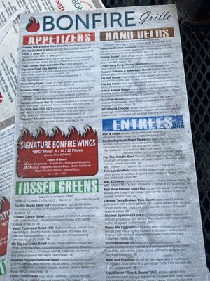 Menu photo 3 Bonfire Grille Milford, CT Menu photo 3 Bonfire Grille Milford, CT