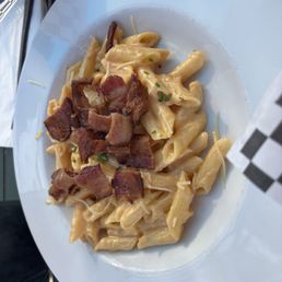Mac N Cheese with bacon Mac N Cheese with bacon