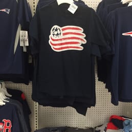 They have a Fan Central aisle, for all you Pat's and Red Sox fans!