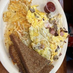 Maddie's Corner Cafe - Meat Lover's scramble