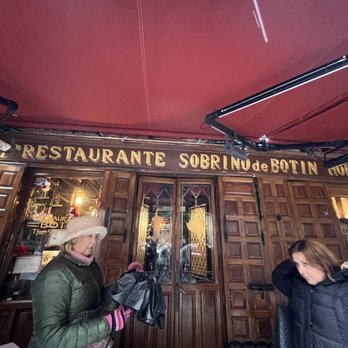 Botín - Front entrance to Botin - Spanish Near Me - Madrid, M