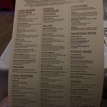 Samarkand Restaurant - Menu Rear 6/6/26 - Uzbek Near Me - Feasterville Trevose, Pennsylvania Samarkand Restaurant - Menu Rear 6/6/26 - Uzbek Near Me - Feasterville Trevose, Pennsylvania
