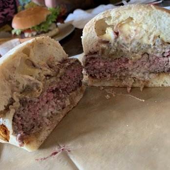 Haywire Burger Bar - French onion burger. It was absolutely amazing - Burgers Near Me - Westbrook, Connecticut
