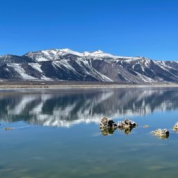 Mono lake is often described as an oasis in the desert Mono lake is often described as an oasis in the desert