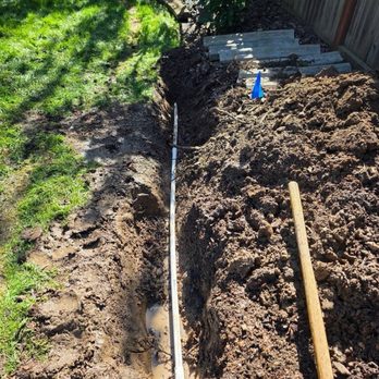 Scape Aesthetics - Fixed irrigation pipe - Lawn Services Near Me - Elk Grove, California