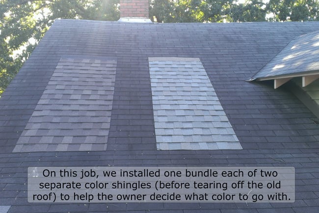 Slide of Caldwell's Roofing