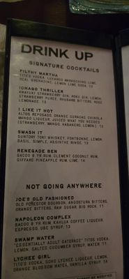 Menu photo 2 Swamp Bar Memphis, TN
