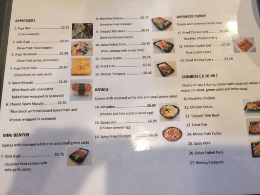 Menu photo 8 Aloha Japanese Bento Express Syracuse, NY