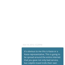 Colpitts Travel - Colpitts travel being abusive towards a potential client. Do you want to be treated like this?