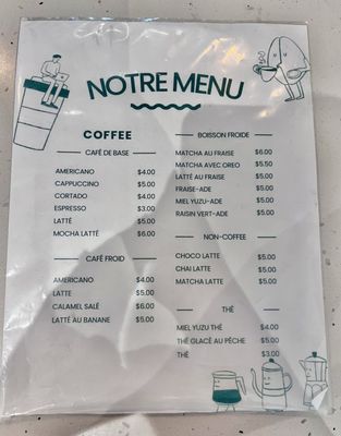Menu photo 2 Gabe Cafe Montreal, QC Menu photo 2 Gabe Cafe Montreal, QC