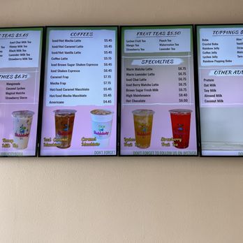 Bubblicity - Menu 5/16/2024 - Coffee & Tea Near Me - Rancho Cucamonga, California