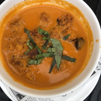 The Bench - Tomato basil soup - New American Near Me - Pebble Beach, California The Bench - Tomato basil soup - New American Near Me - Pebble Beach, California