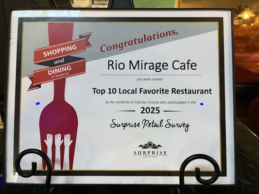 Rio Mirage Café- Surprise Location by null