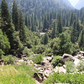 Cascade Falls - Overlook from Cascade Falls - Hiking Near Me - Yosemite National Park, California