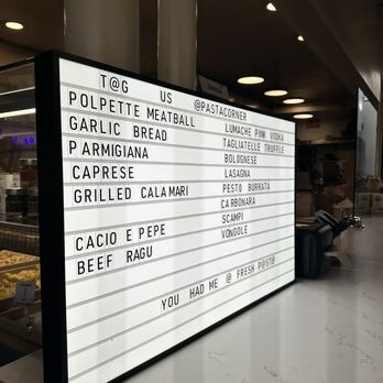 Pasta Corner - Menu - Pasta Shops Near Me - Los Angeles, California