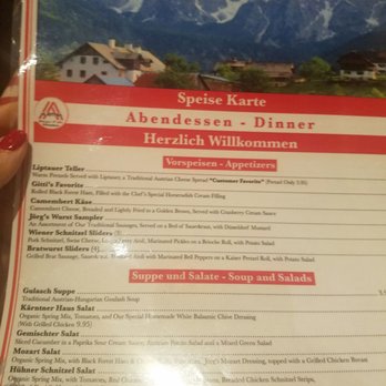 Jorg's Cafe Vienna - German Near Me - Plano, Texas