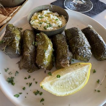 Blu Kouzina - Stuffed grape leaves - Mediterranean Near Me - Sarasota, Florida Blu Kouzina - Stuffed grape leaves - Mediterranean Near Me - Sarasota, Florida