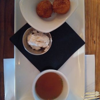 Stagecoach Restaurant - Hush puppy, honey butter, consomme - Venues & Event Spaces Near Me - Salado, Texas