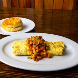 Spahr's At The Station - Crawfish omelet