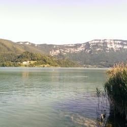Saint-Alban Plage - Lac d'Aiguebelette, plage St Alban.