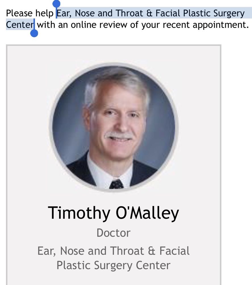 ENT & FACIAL PLASTIC SURGERY CENTER Updated May 2024 24 Reviews