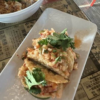 Temple Street Eatery - WONTON TACOS (3 pcs) - Asian Fusion Near Me - Fort Lauderdale, Florida Temple Street Eatery - WONTON TACOS (3 pcs) - Asian Fusion Near Me - Fort Lauderdale, Florida