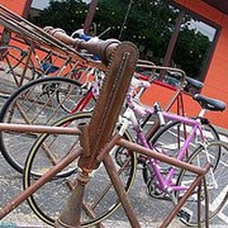 Bike rack.