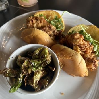 Moringa Kitchen - Crispy Chicken Sandwich, Brussels - Cocktail Bars Near Me - Suwanee, Georgia