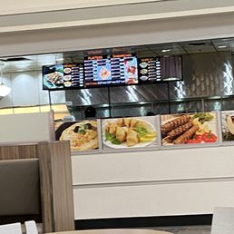 Side View from table in food court Side View from table in food court
