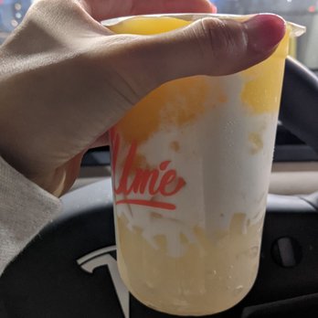 Ume Tea - Mango pomelo with lychee jelly - Bubble Tea Near Me - Los Angeles, California