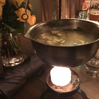 Kartoffelkeller - Potato soup - this is the small cauldron with candle that housed my soup - German Near Me - Hamburg, HH Kartoffelkeller - Potato soup - this is the small cauldron with candle that housed my soup - German Near Me - Hamburg, HH