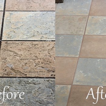 Markley Floor Restore - Tile and grout restoration cleaning, before and after - Carpet Cleaning Near Me - Joplin, Missouri Markley Floor Restore - Tile and grout restoration cleaning, before and after - Carpet Cleaning Near Me - Joplin, Missouri