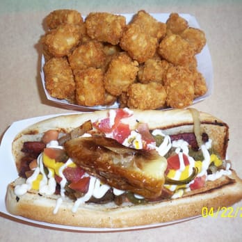 Fab Hot Dogs - Tucson Dog---likely the prettiest dog on the menu. - Hot Dogs Near Me - Reseda, California Fab Hot Dogs - Tucson Dog---likely the prettiest dog on the menu. - Hot Dogs Near Me - Reseda, California
