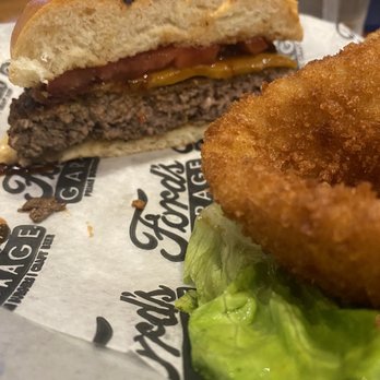 Ford's Garage - Ford's Ford's Signature Burger MEDIUM - Burgers Near Me - Brandon, Florida Ford's Garage - Ford's Ford's Signature Burger MEDIUM - Burgers Near Me - Brandon, Florida